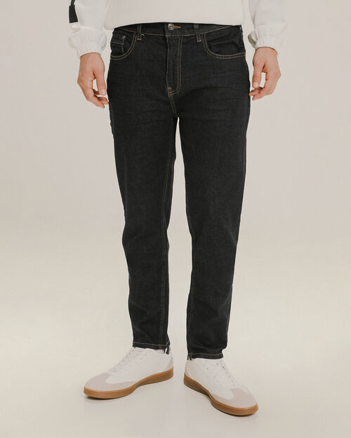 Jeans Carrot Azul Índigo
